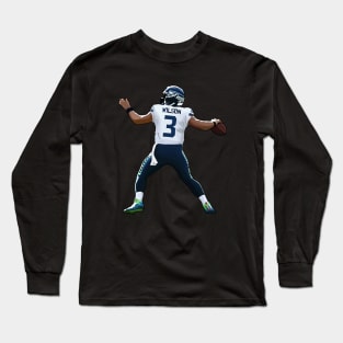 Russell Wilson Quarterback Long Sleeve T-Shirt
